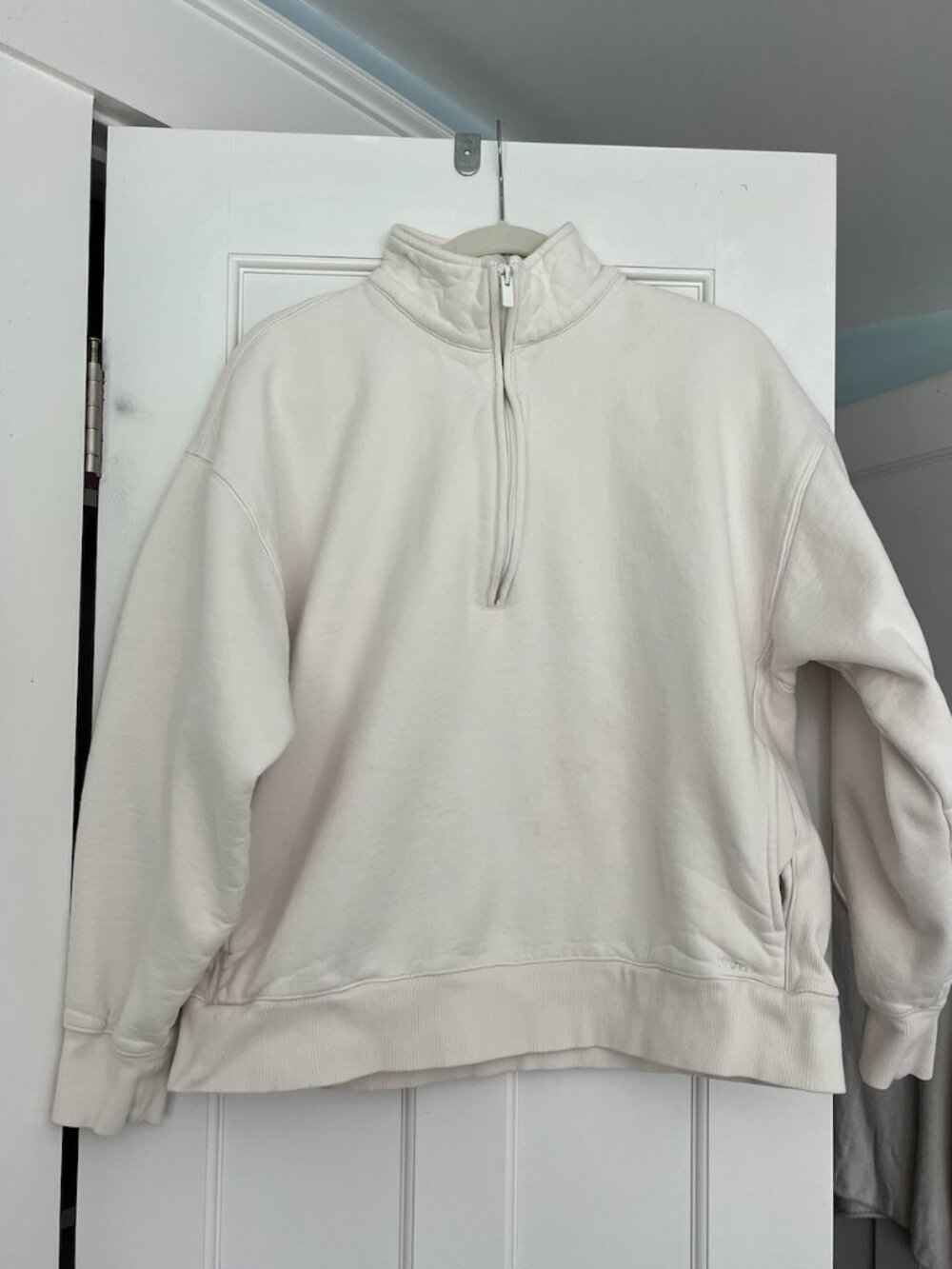 Aritzia Cozy Sweatfleece Boyfriend 1/2 Zip - Picture 5 of 7